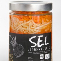 Sellerie-Karottensalat im Glas