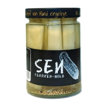 Bio-Senfgurken eingelegt
